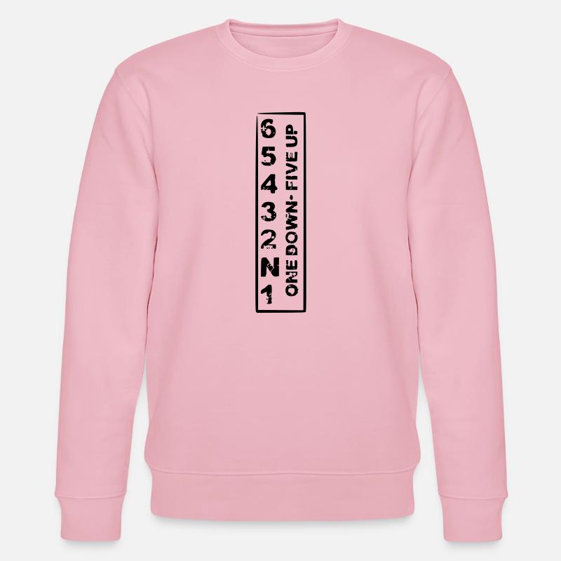 one down five up - Stanley/Stella CHANGER Unisex Organic Sweatshirt - cotton pink
