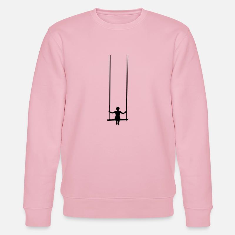 schaukel - Stanley/Stella Unisex Bio-Sweatshirt CHANGER  - Hellrosa