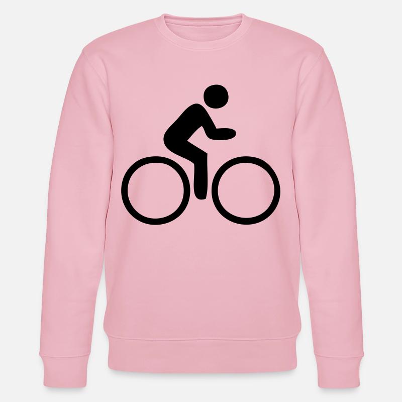 Velofahrer - Stanley/Stella Unisex Bio-Sweatshirt CHANGER  - Hellrosa