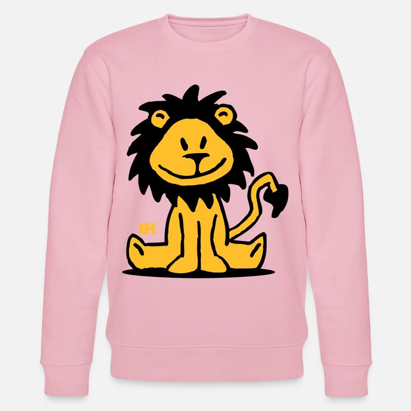 Löwe - Stanley/Stella Unisex Bio-Sweatshirt CHANGER  - Hellrosa