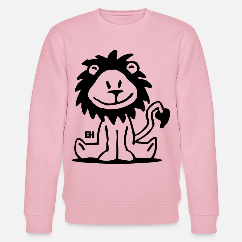 Löwe - Stanley/Stella Unisex Bio-Sweatshirt CHANGER  - Hellrosa