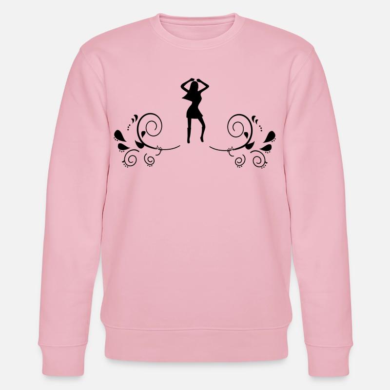 Danseuse aux fleurs - Sweat bio CHANGER Stanley/Stella Unisexe - rose pâle