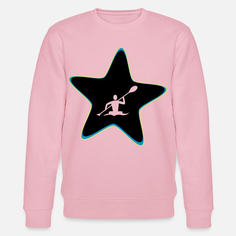 Kajak Stern - Stanley/Stella Unisex Bio-Sweatshirt CHANGER  - Hellrosa
