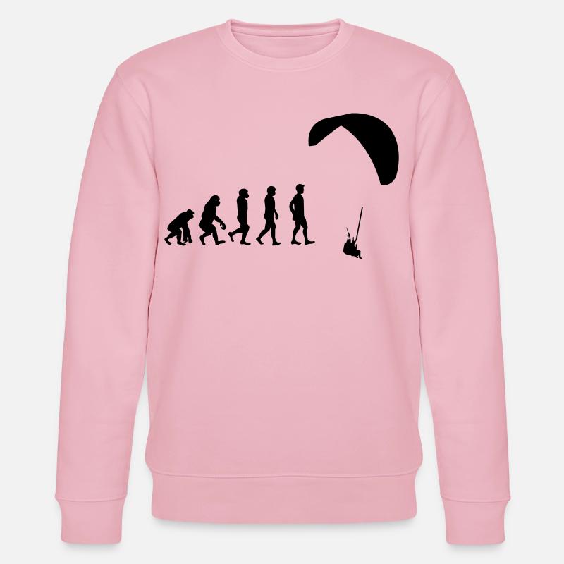 Evolution Gleitschirm - Stanley/Stella Unisex Bio-Sweatshirt CHANGER  - Hellrosa