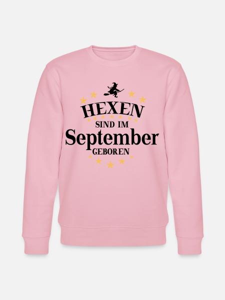 Witches September - Stanley/Stella CHANGER Unisex Organic Sweatshirt - cotton pink