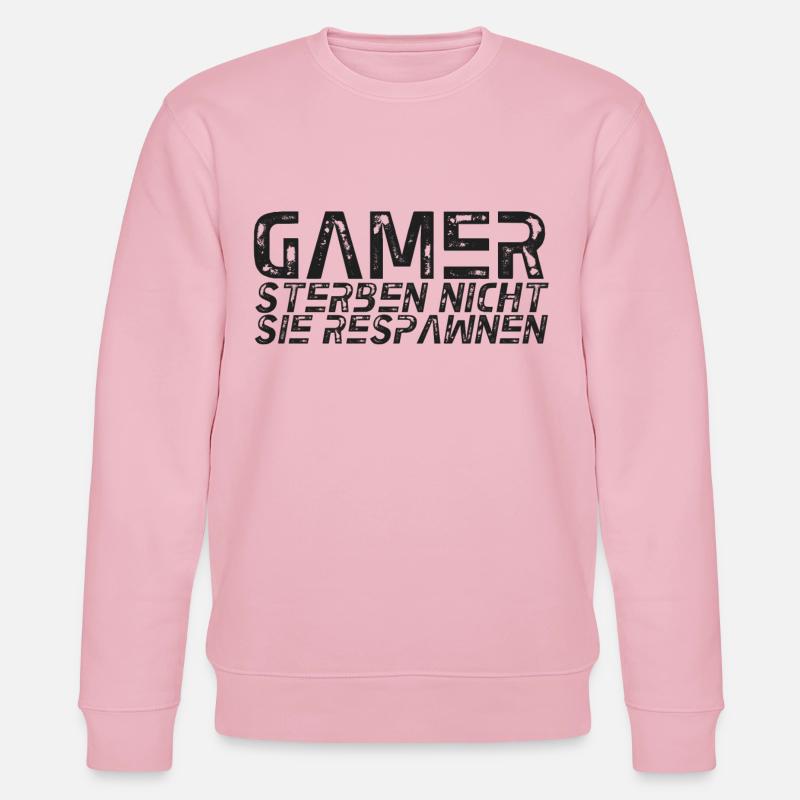 GAMER DIE PAS VOUS respawn - Sweat bio CHANGER Stanley/Stella Unisexe - rose pâle