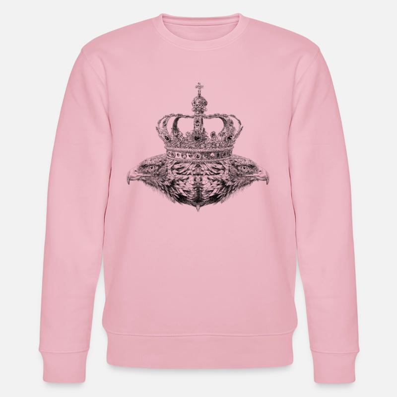 Double eagle - Sweat bio CHANGER Stanley/Stella Unisexe - rose pâle