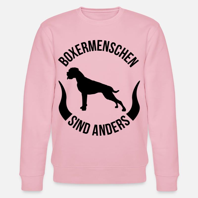 Boxer gens sont différents - Sweat bio CHANGER Stanley/Stella Unisexe - rose pâle