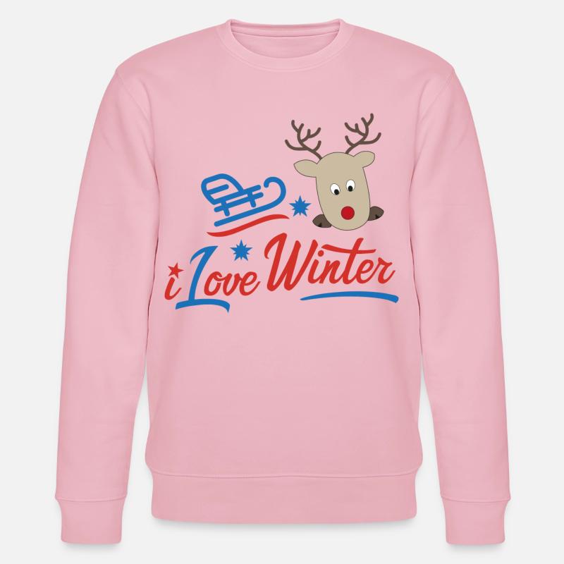 Winter - Stanley/Stella Unisex Bio-Sweatshirt CHANGER - Hellrosa