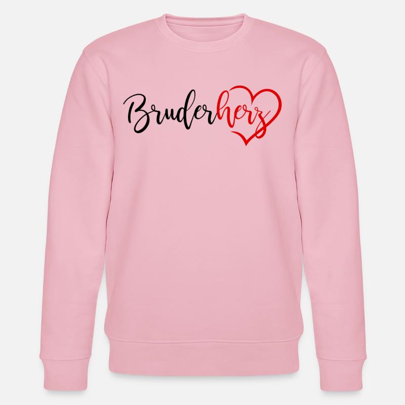 Bruderherz - Stanley/Stella Unisex Bio-Sweatshirt CHANGER  - Hellrosa