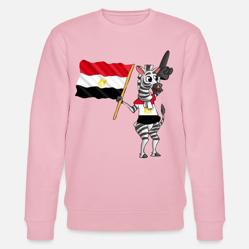 Ägypter Zebra - Stanley/Stella Unisex Bio-Sweatshirt CHANGER  - Hellrosa