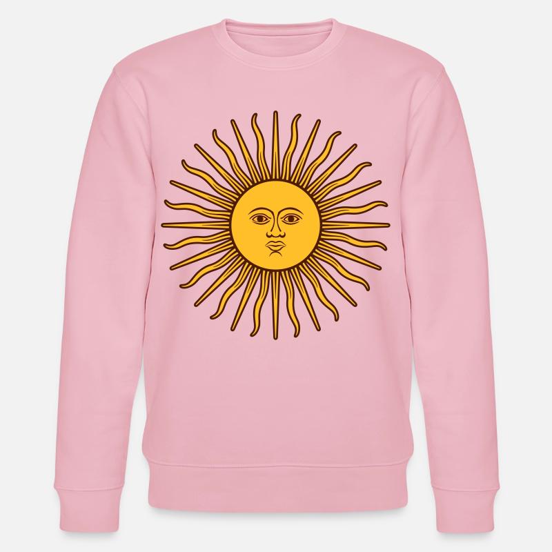 flammende sonne - Stanley/Stella Unisex Bio-Sweatshirt CHANGER  - Hellrosa