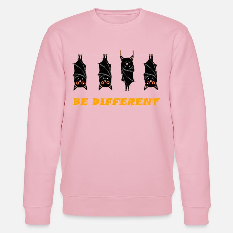 Anders sein - Stanley/Stella Unisex Bio-Sweatshirt CHANGER  - Hellrosa