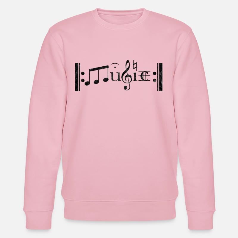 Musik - Stanley/Stella Unisex Bio-Sweatshirt CHANGER  - Hellrosa