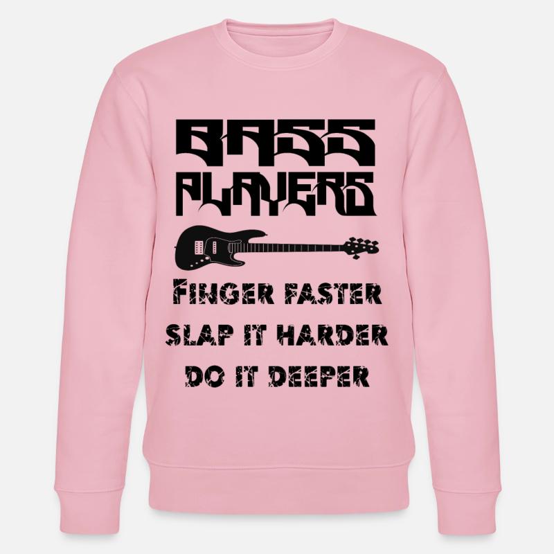 Cadeau de guitare guitariste basse - Sweat bio CHANGER Stanley/Stella Unisexe - rose pâle
