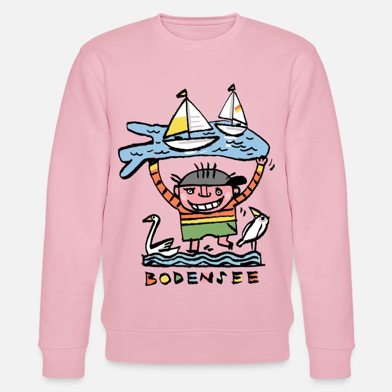 Bodensee - Stanley/Stella Unisex Bio-Sweatshirt CHANGER  - Hellrosa