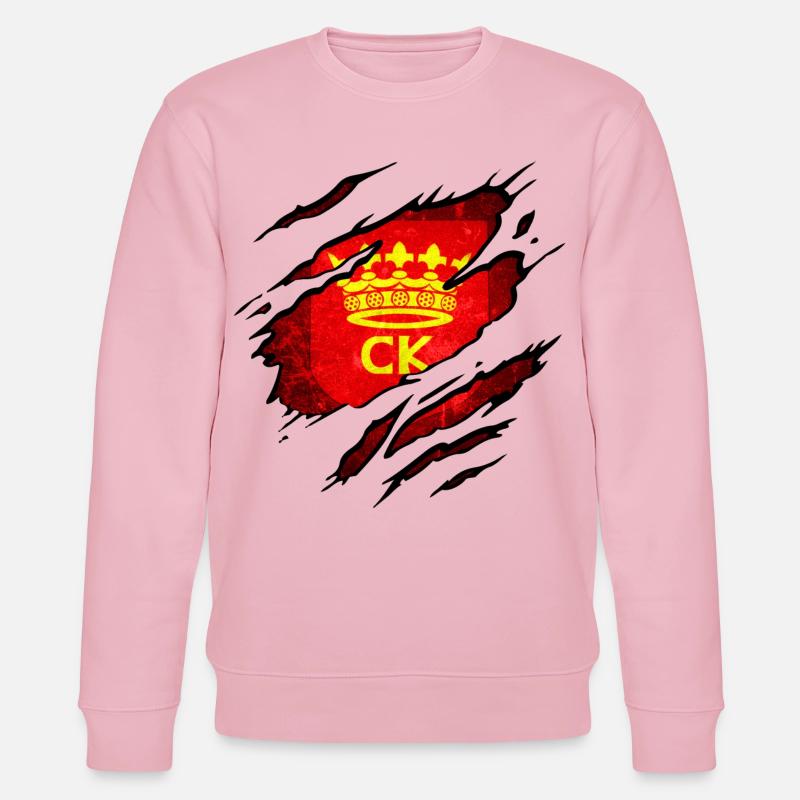 Kielce - Polen - Stanley/Stella Unisex Bio-Sweatshirt CHANGER  - Hellrosa