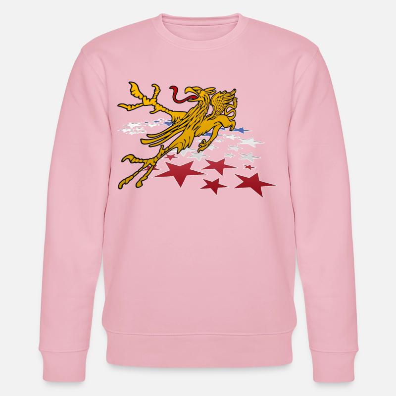 Rostocker Greif 3D - Sweat bio CHANGER Stanley/Stella Unisexe - rose pâle