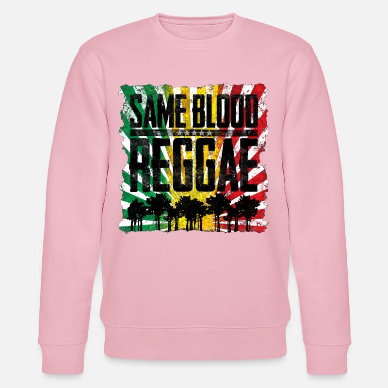 Same Blood, Different Roots Design - Stanley/Stella Unisex Bio-Sweatshirt CHANGER  - Hellrosa