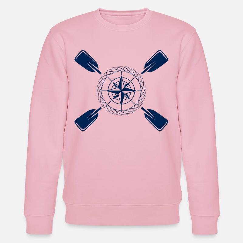 Paddel & Kompass - Stanley/Stella Unisex Bio-Sweatshirt CHANGER  - Hellrosa