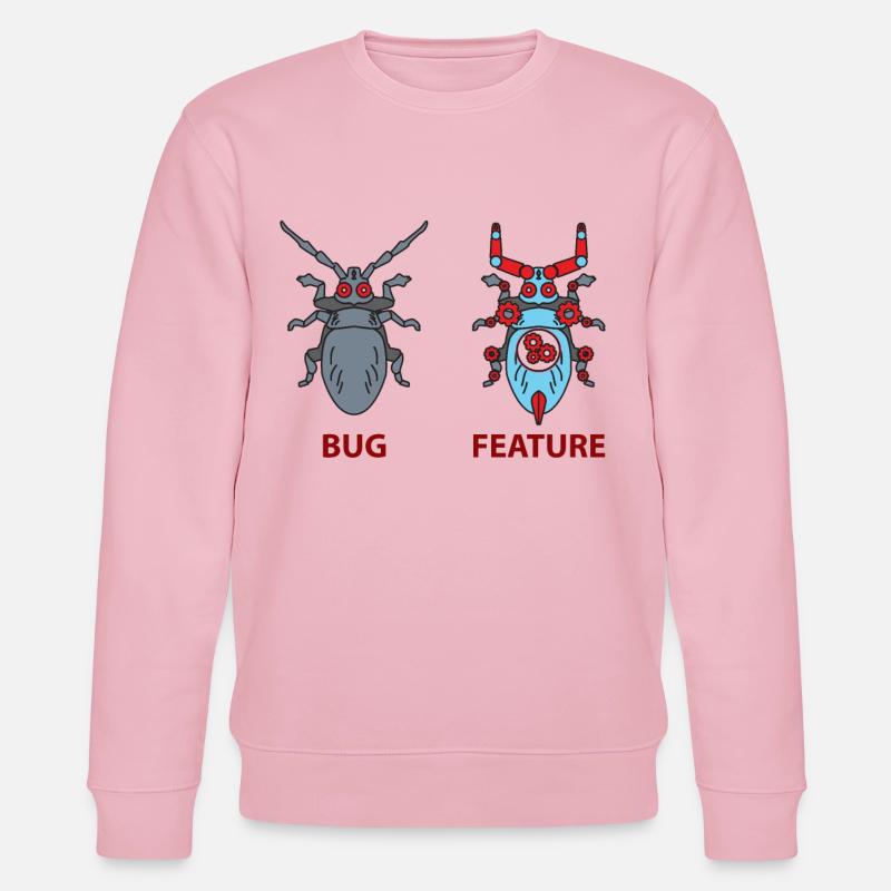 Programmierer Witz - Stanley/Stella Unisex Bio-Sweatshirt CHANGER  - Hellrosa