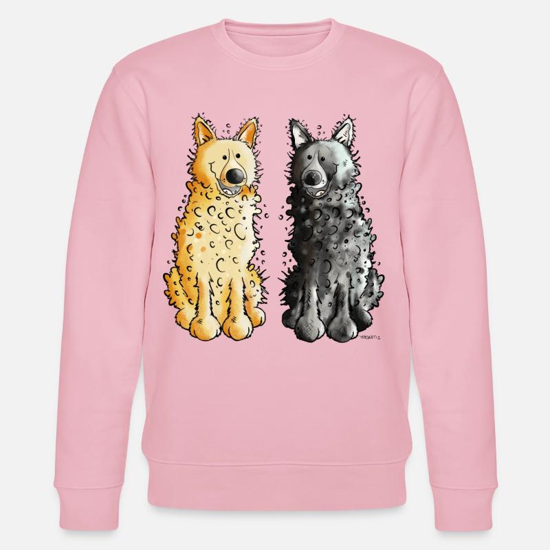 Mudi Team - Stanley/Stella Unisex Bio-Sweatshirt CHANGER  - Hellrosa