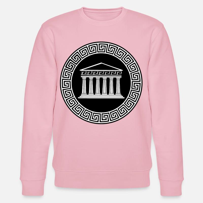 Antiker Tempel - Stanley/Stella Unisex Bio-Sweatshirt CHANGER  - Hellrosa