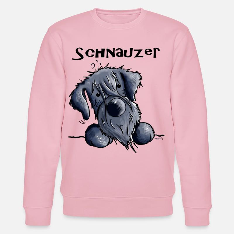 Süßer Schnauzer - Stanley/Stella Unisex Bio-Sweatshirt CHANGER  - Hellrosa