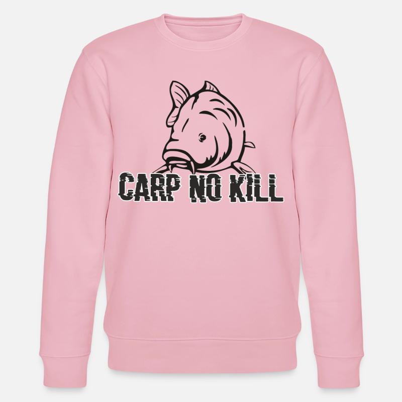 Carpe : Carp no kill 2019 - Sweat bio CHANGER Stanley/Stella Unisexe - rose pâle