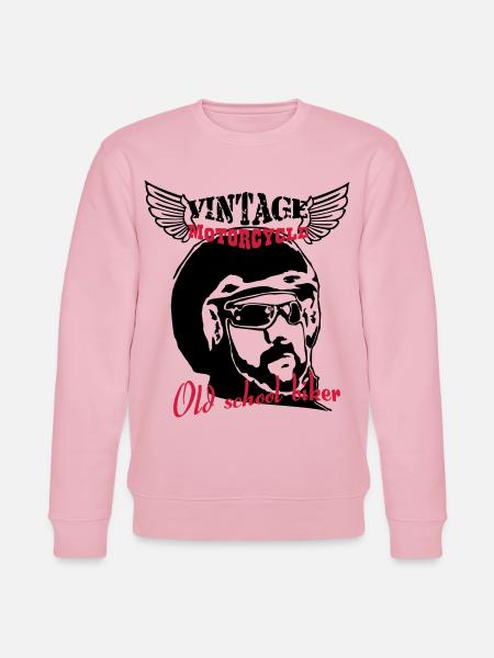 Old Biker Motorcycle 1 - Stanley/Stella Unisex Bio-Sweatshirt CHANGER - Hellrosa