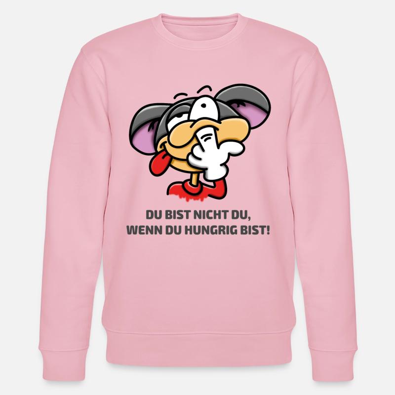 Popeln - Nase bohren - Stanley/Stella Unisex Bio-Sweatshirt CHANGER - Hellrosa
