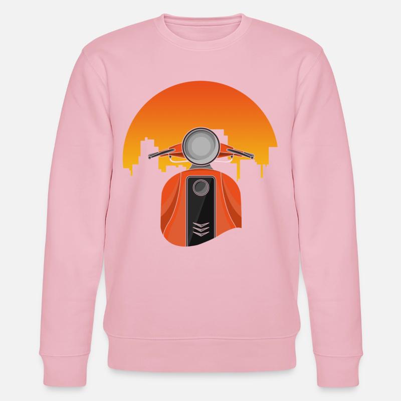 Altes Moped - Stanley/Stella Unisex Bio-Sweatshirt CHANGER  - Hellrosa