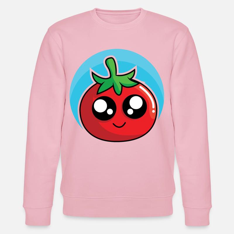 Fröhliche Tomate - Stanley/Stella Unisex Bio-Sweatshirt CHANGER  - Hellrosa