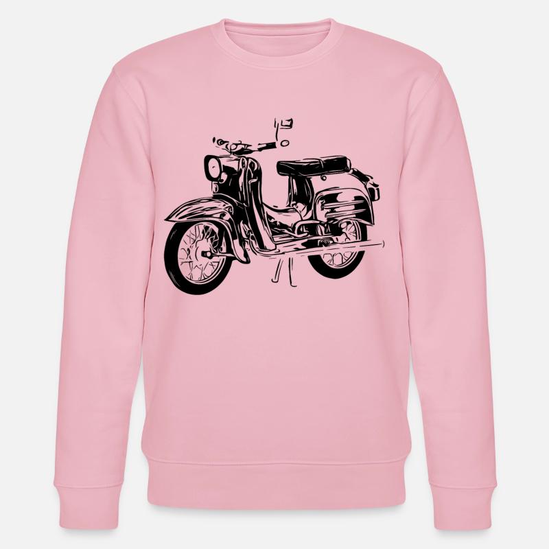 Simson Schwalbe - Stanley/Stella Unisex Bio-Sweatshirt CHANGER  - Hellrosa