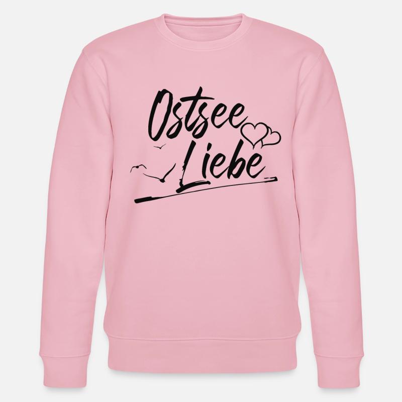 Ostsee Liebe - Stanley/Stella Unisex Bio-Sweatshirt CHANGER  - Hellrosa