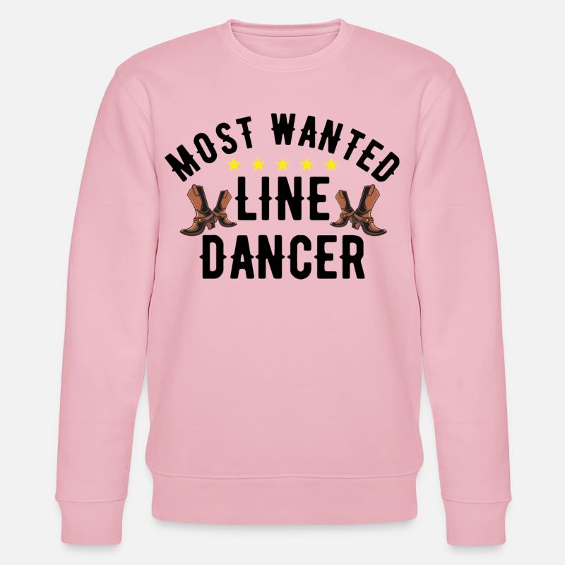 Most Wanted Line Dancer - Stanley/Stella Unisex Bio-Sweatshirt CHANGER  - Hellrosa
