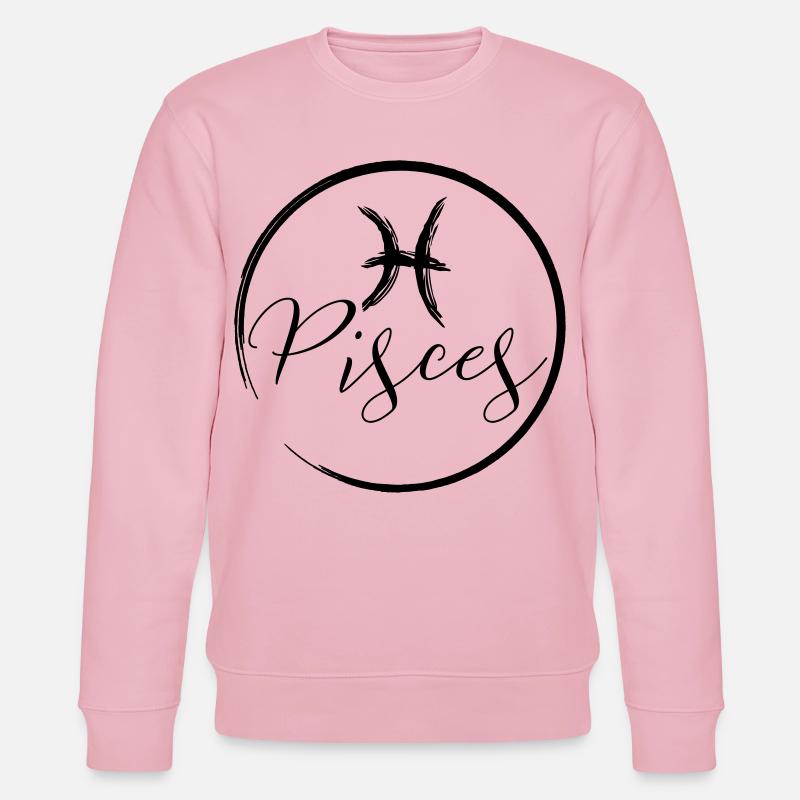 Horoscope Poissons - Sweat bio CHANGER Stanley/Stella Unisexe - rose pâle