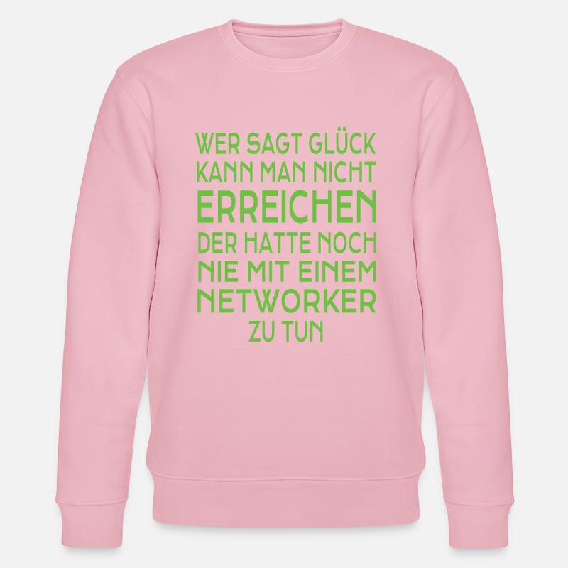 Network Marketing Geschenk - Stanley/Stella Unisex Bio-Sweatshirt CHANGER  - Hellrosa