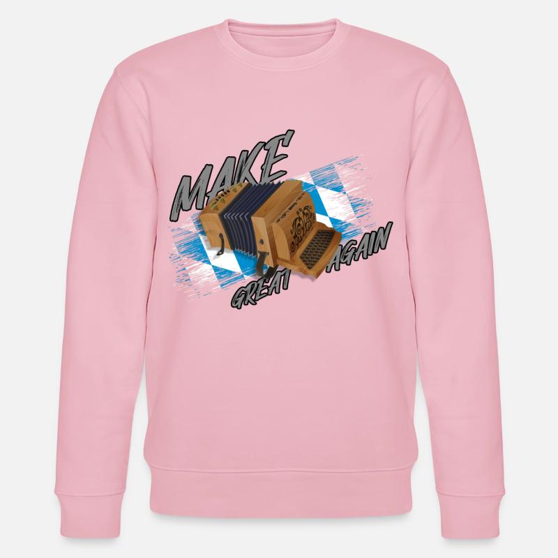 Make Ziach GREAT AGAIN | ZiachON! - Stanley/Stella Unisex Bio-Sweatshirt CHANGER  - Hellrosa