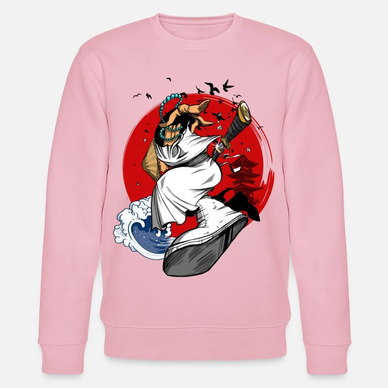 Hip-Hop Samurai - Stanley/Stella Unisex Bio-Sweatshirt CHANGER  - Hellrosa