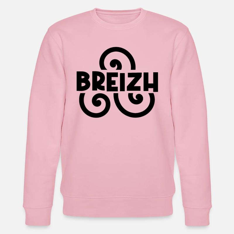 Breizh - Stanley/Stella Unisex Bio-Sweatshirt CHANGER  - Hellrosa