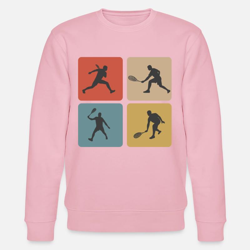Squash Sport Design - Stanley/Stella Unisex Bio-Sweatshirt CHANGER  - Hellrosa