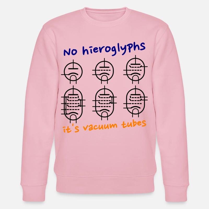 No hieroglyphs, it's vacuum tubes - Stanley/Stella Unisex Bio-Sweatshirt CHANGER - Hellrosa