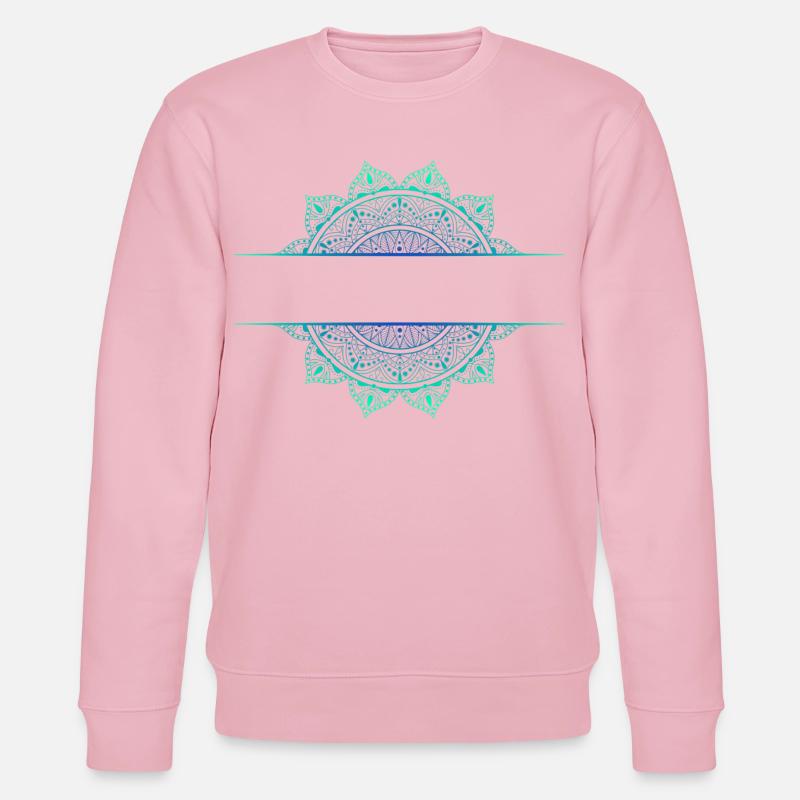 Mandala Cyan Green - Stanley/Stella Unisex Bio-Sweatshirt CHANGER  - Hellrosa