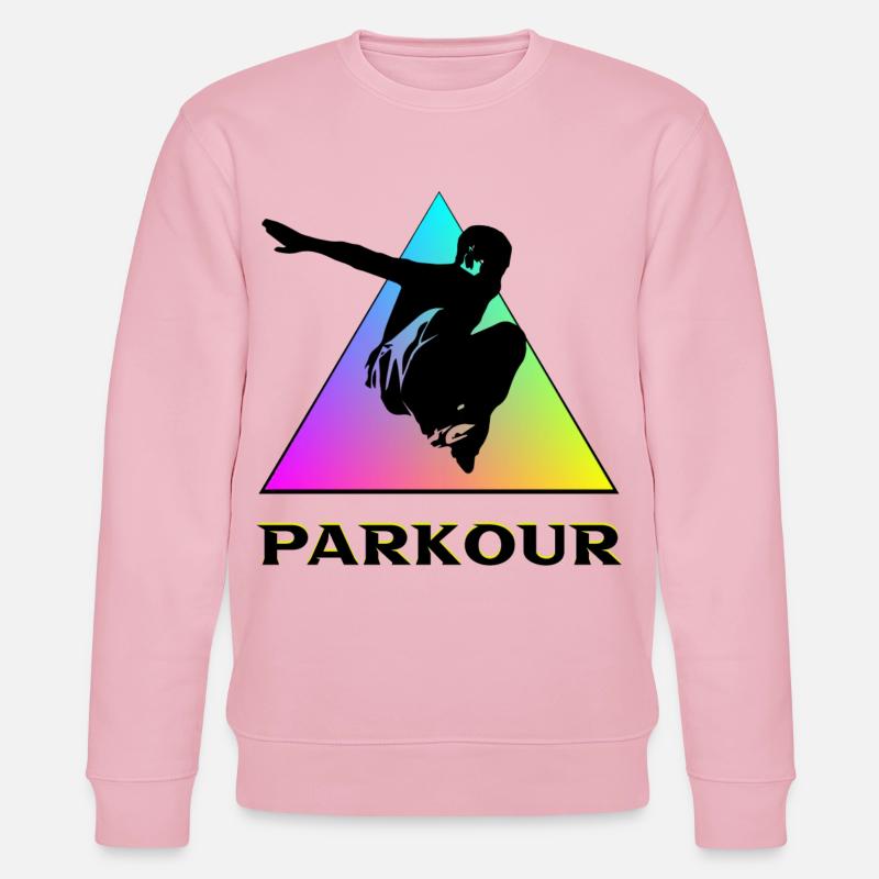 Parkour - Stanley/Stella Unisex Bio-Sweatshirt CHANGER - Hellrosa
