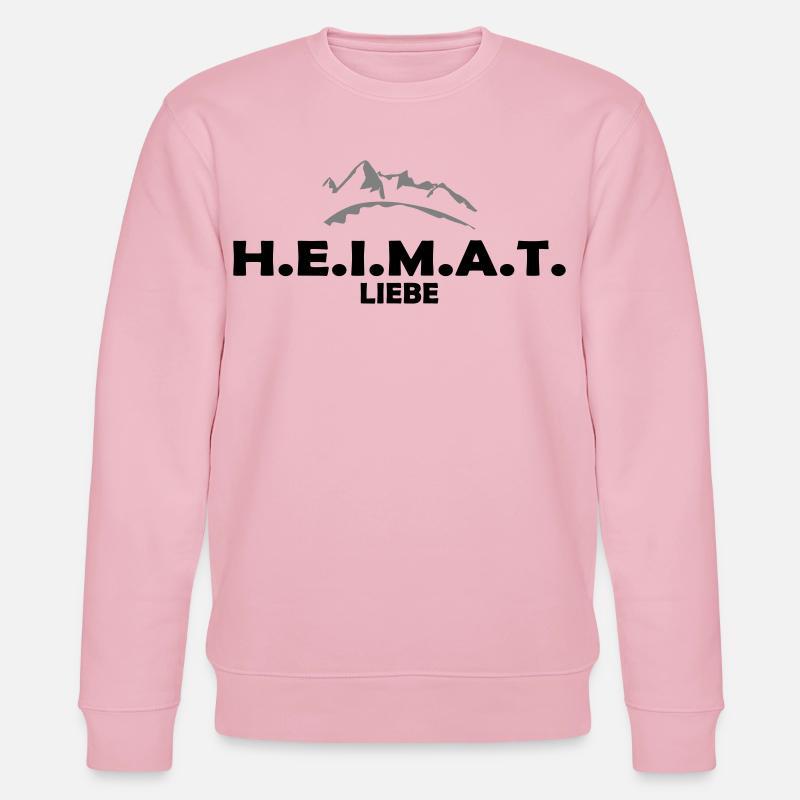 Heimat - Stanley/Stella Unisex Bio-Sweatshirt CHANGER  - Hellrosa