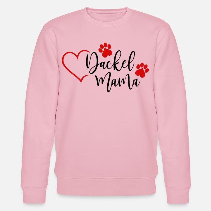 Dackel Mama - Stanley/Stella Unisex Bio-Sweatshirt CHANGER  - Hellrosa