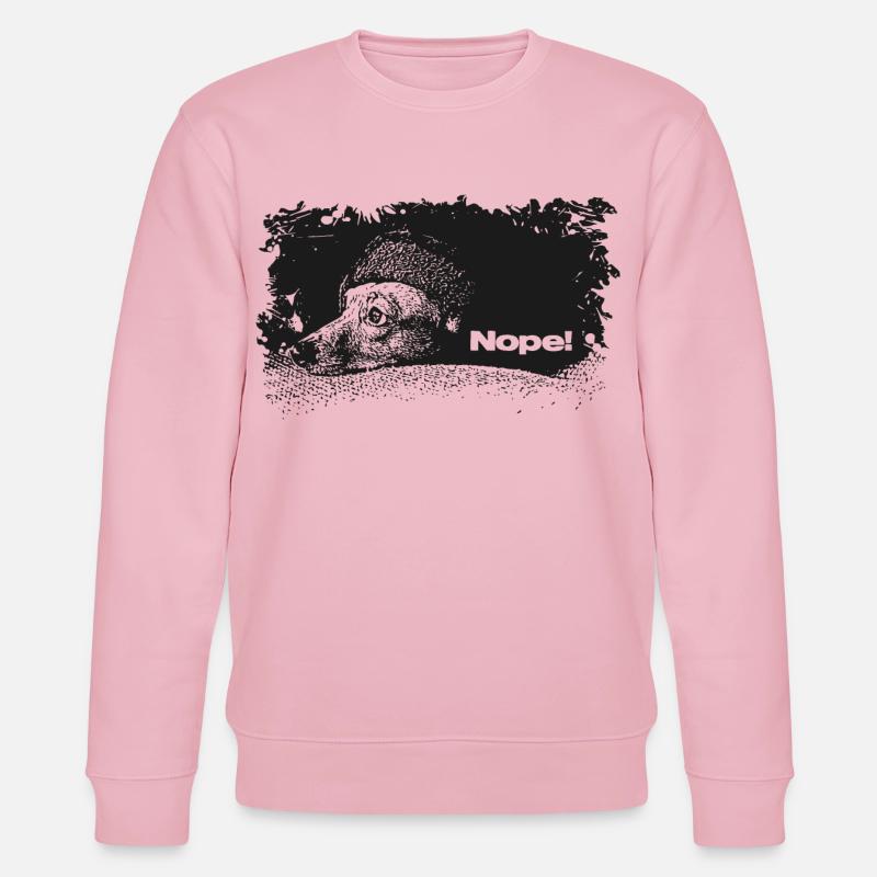 Nope - Heute nicht - Stanley/Stella Unisex Bio-Sweatshirt CHANGER  - Hellrosa