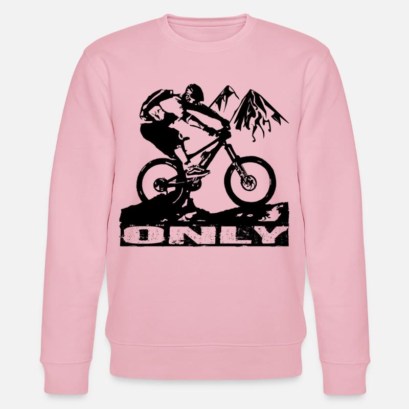 Vélo VTT - Sweat bio CHANGER Stanley/Stella Unisexe - rose pâle