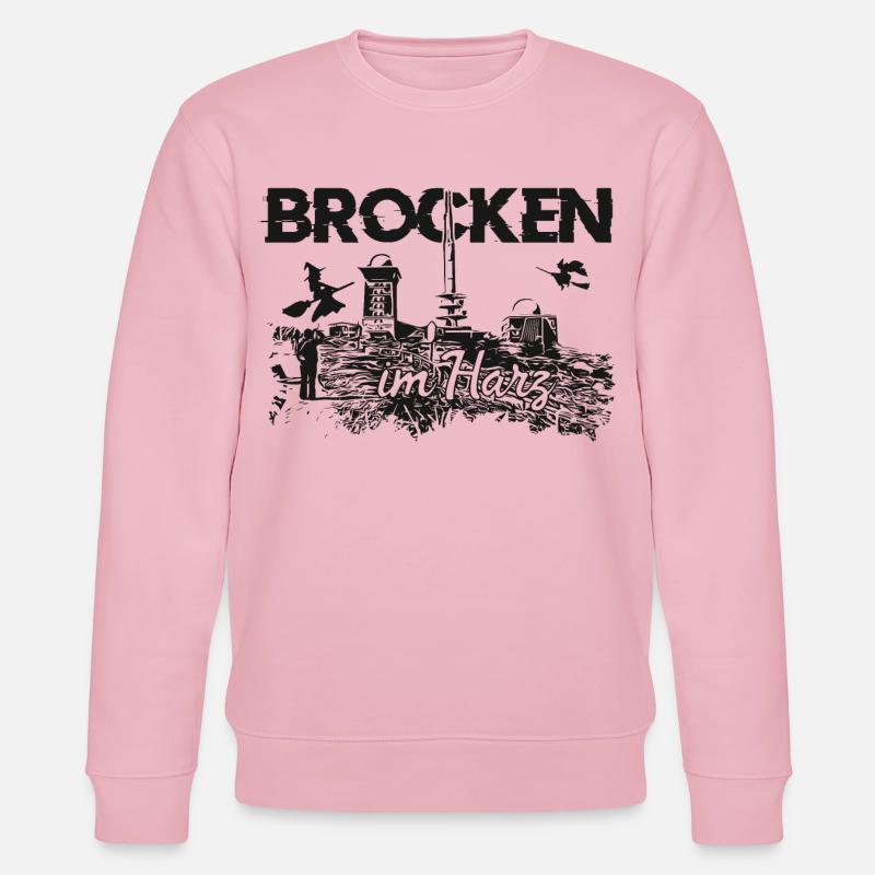 Brocken im Harz - Stanley/Stella Unisex Bio-Sweatshirt CHANGER  - Hellrosa